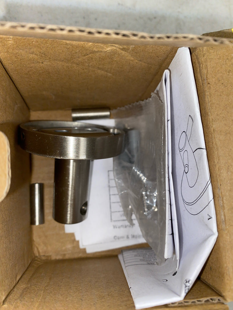 ICO Bath V63254 Volkano Summit Double Robe Hook - Brushed Nickel