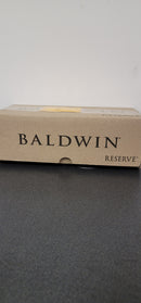 Baldwin Square Single Cylinder Keyed Entry Door Lever Set with Contemporary Square Rose