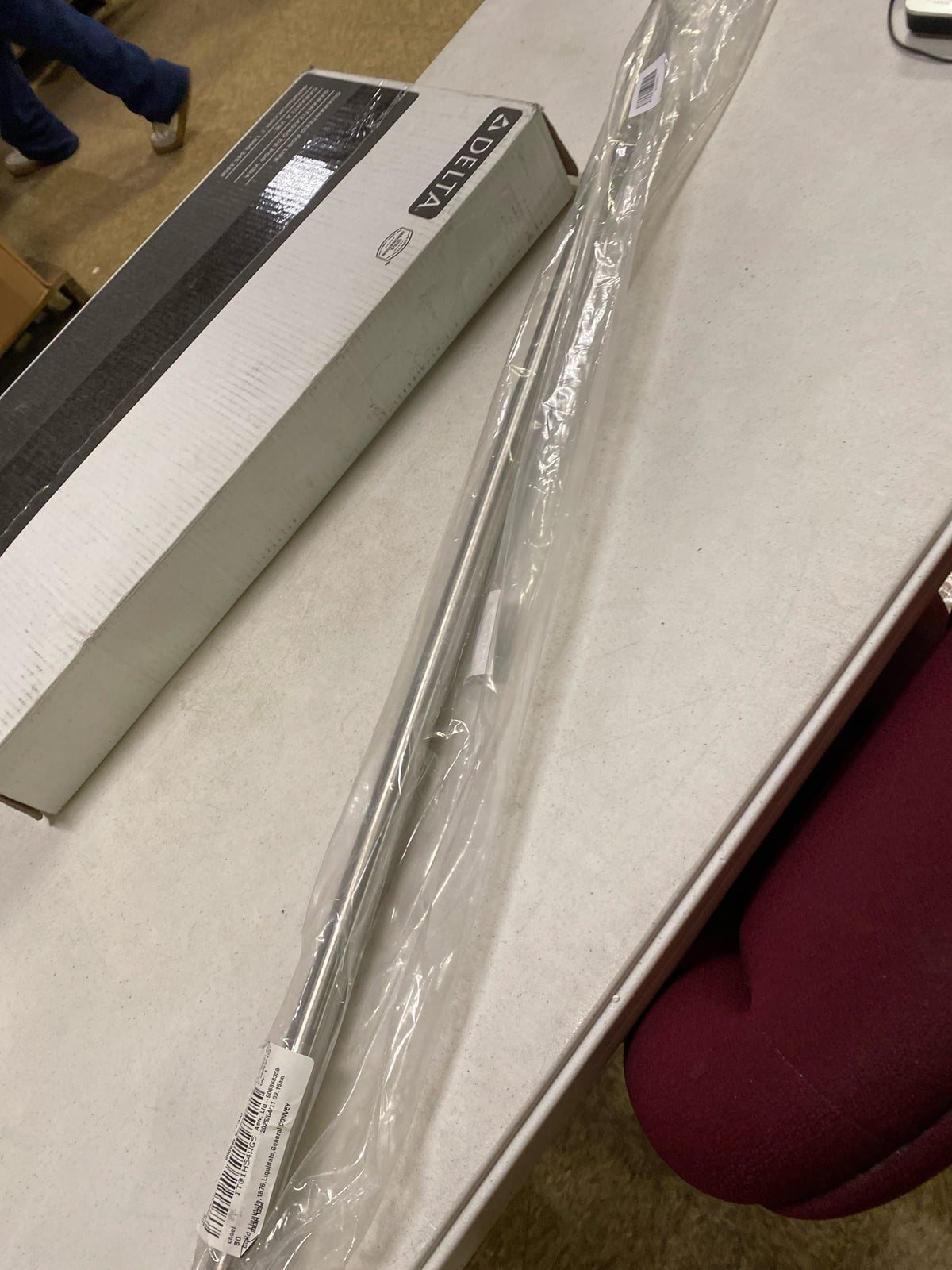 Bobrick B207 x 48 48" Shower Curtain Rod - Satin Stainless Steel