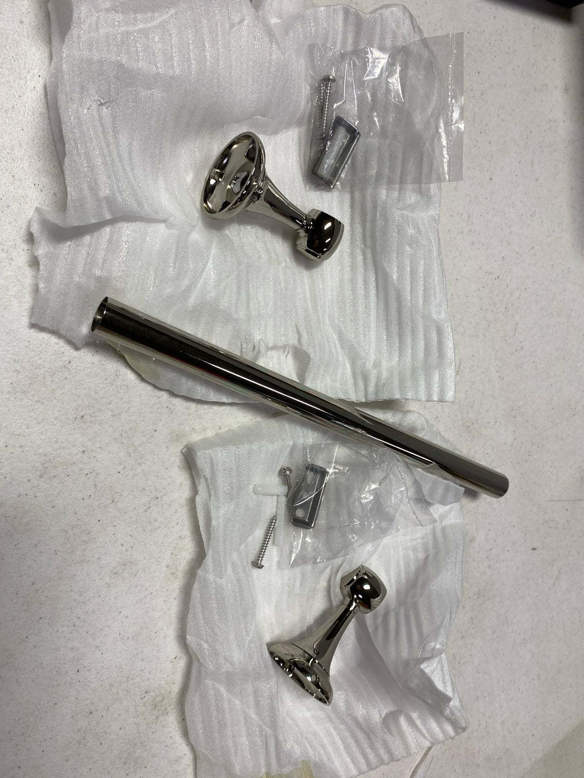 Alno A6620-12-PN - Towel Bar Bathroom Hardware