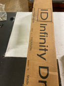 Infinity Drain S-LTIFAS 9936-A SS 36" S-Stainless Steel Series High Flow Complete Kit with Low Profile Tile Insert Frame in Satin Stainless with ABS Drain Body, 3" Outlet