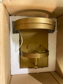 Minka lavery 2071-870 Briscade Modern 1-Light Painted Legacy Brass Wall Sconce with White Organic Ceramic Panels for Hallways