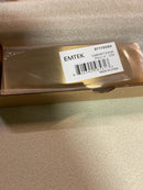 Emtek 87110US4 Modern Edge 4 Inch Center to Center Finger Cabinet Pull from the Contemporary Collection - Satin Brass