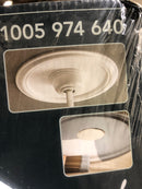Hampton Bay Ceiling Medallion Polyurethane Smooth White 21" 805134