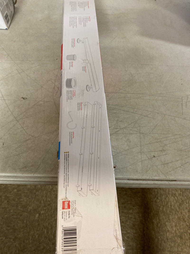 Designline 32 in. Linear Shower Drain Tile-in Grate in Stainless Steel