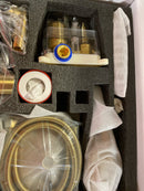 Homemystique H-98017-BG Single Handle 8-Spray Round Shower Faucet 2.5 GPM with Detachable Handheld Shower in Brushed Gold (Valve Included)