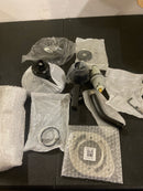 Delta Tetra 14 Series H2Okinetic Bathtub and Shower Faucet Set, Matte Black Shower Head and Handle Set, Valve Trim Kit, Matte Black T14489-BL (Valve Not Included)