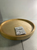 Rev-A-Shelf 4WLS001-32-B52 Wood Classics Single1 Shelf 32" Full Circle Lazy Susan with Swivel Bearing Base for Corner Base Cabinets - Maple