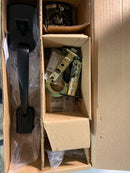 Kwikset 687HYHLIP-514S.DS Henley Sectional Single Cylinder Keyed Entry Exterior Pack Handleset with SmartKey - Matte Black