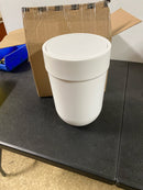 Umbra 023269-660 Touch 6.1 Liter Polypropylene Free Standing Trash Can - White
