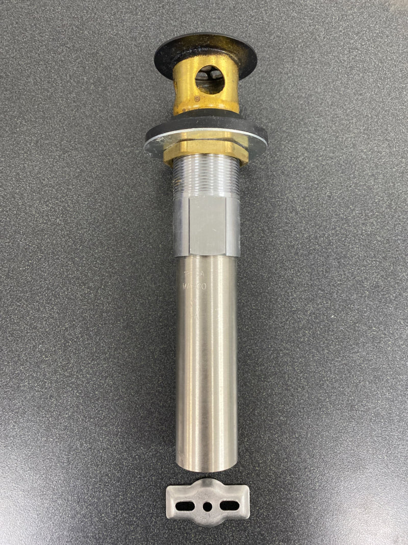 Delta RP6346BL Grid Drain Assembly with Overflow - Matte Black