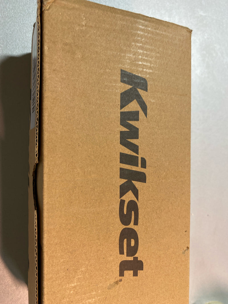 Kwikset 730PSKSQT-26D Pismo Knob with Square Rose Privacy Lock with 6AL Latch and RCS Strike Satin Chrome Finish