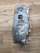 Belwith Keeler B077949MB Urbane 6-5/16" Center to Center Modern Industrial Pipe Cabinet Handle / Drawer Pull - Matte Black