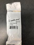 Alno A2804-4-CHP/MB Alta Moda 4" Center to Center Modern Smooth Round Cabinet Handle / Drawer Pull - Champagne / Matte Black