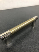 Amerock BP36558PNBBZ Esquire 5-1/16 in. (128 mm) Polished Nickel/Golden Champagne Drawer Pull