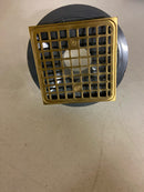 Kohler K-9136-2MB Clearflo Square Design Tile-In Shower Drain - Vibrant Brushed Moderne Brass