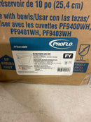 PROFLO PF9410 Edgehill Toilet Tank Only - Less Seat - White