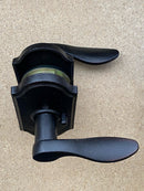 Weslock R7110H1H1SL20 Carlow Right Handed Privacy Door Lever Set with Premiere Rose from the Molten Bronze Collection - Oil Rubbed Bronze