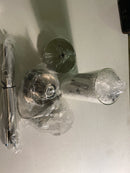 Kellwyn Collection 1-Light Brushed Nickel Clear Glass Transitional Mini-Pendant Hanging Light