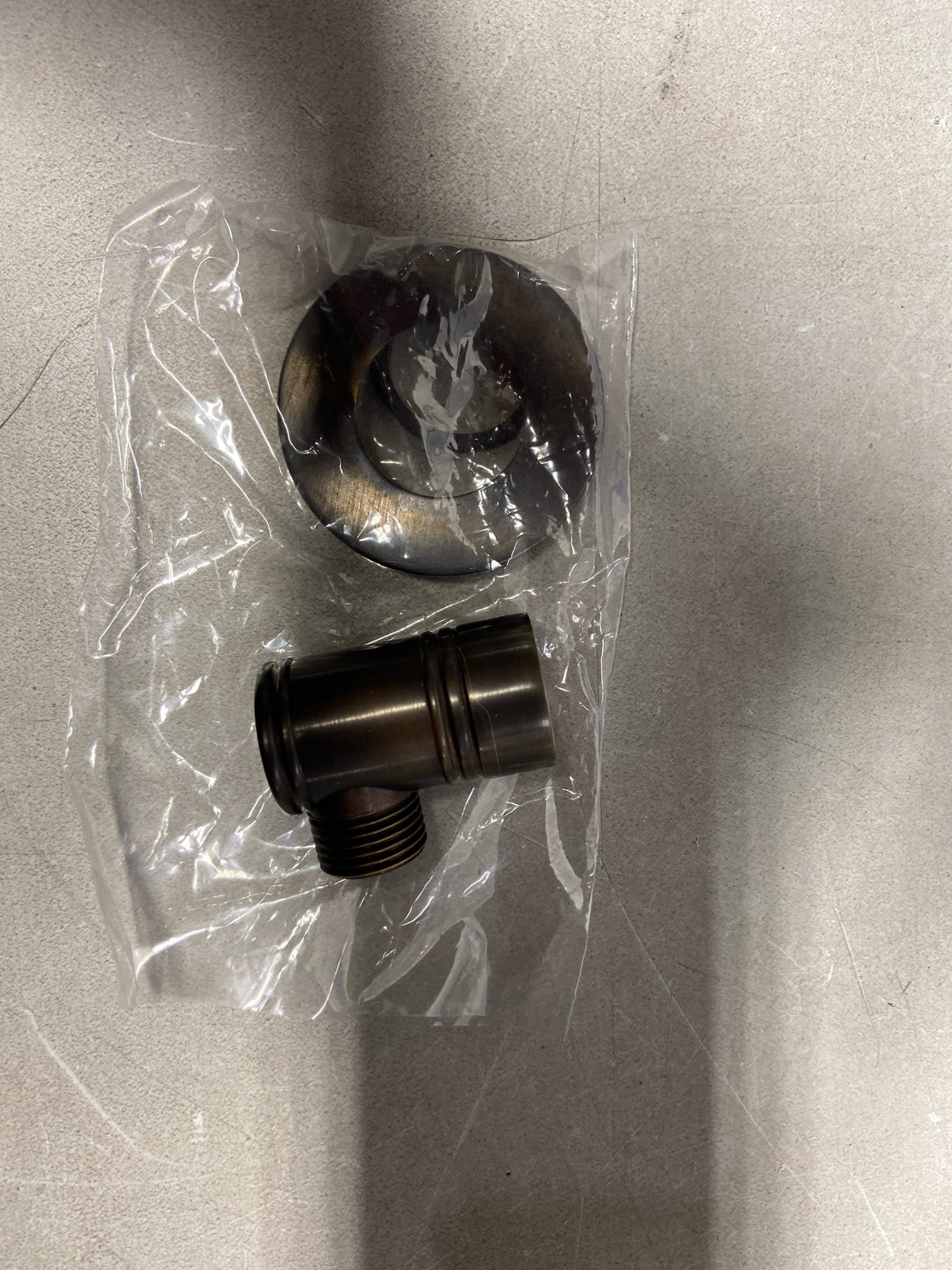 Rohl V00222TCB Bossini 2" Hand Shower Wall Outlet Only - Tuscan Brass (Living Finish)