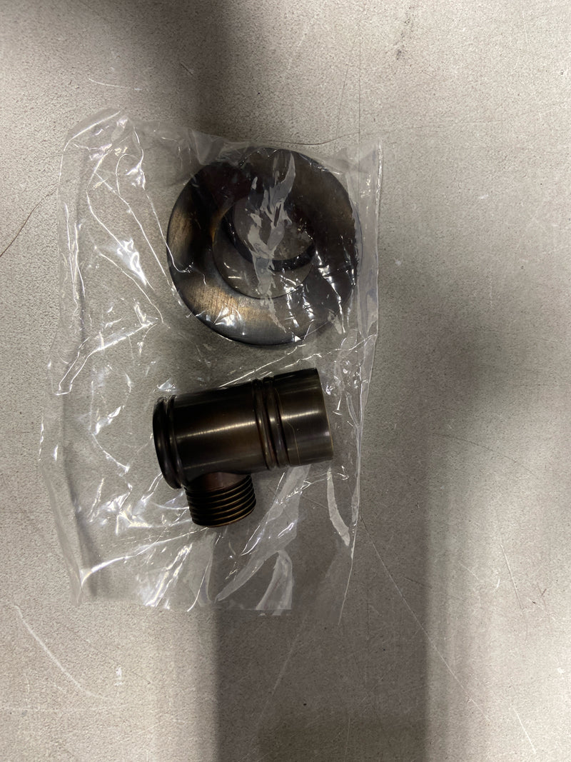 Rohl V00222TCB Bossini 2" Hand Shower Wall Outlet Only - Tuscan Brass (Living Finish)