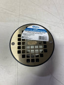 PROFLO PF42932 3" or 4" ABS Shower Drain with 5" Nickel Strainer - Nickel