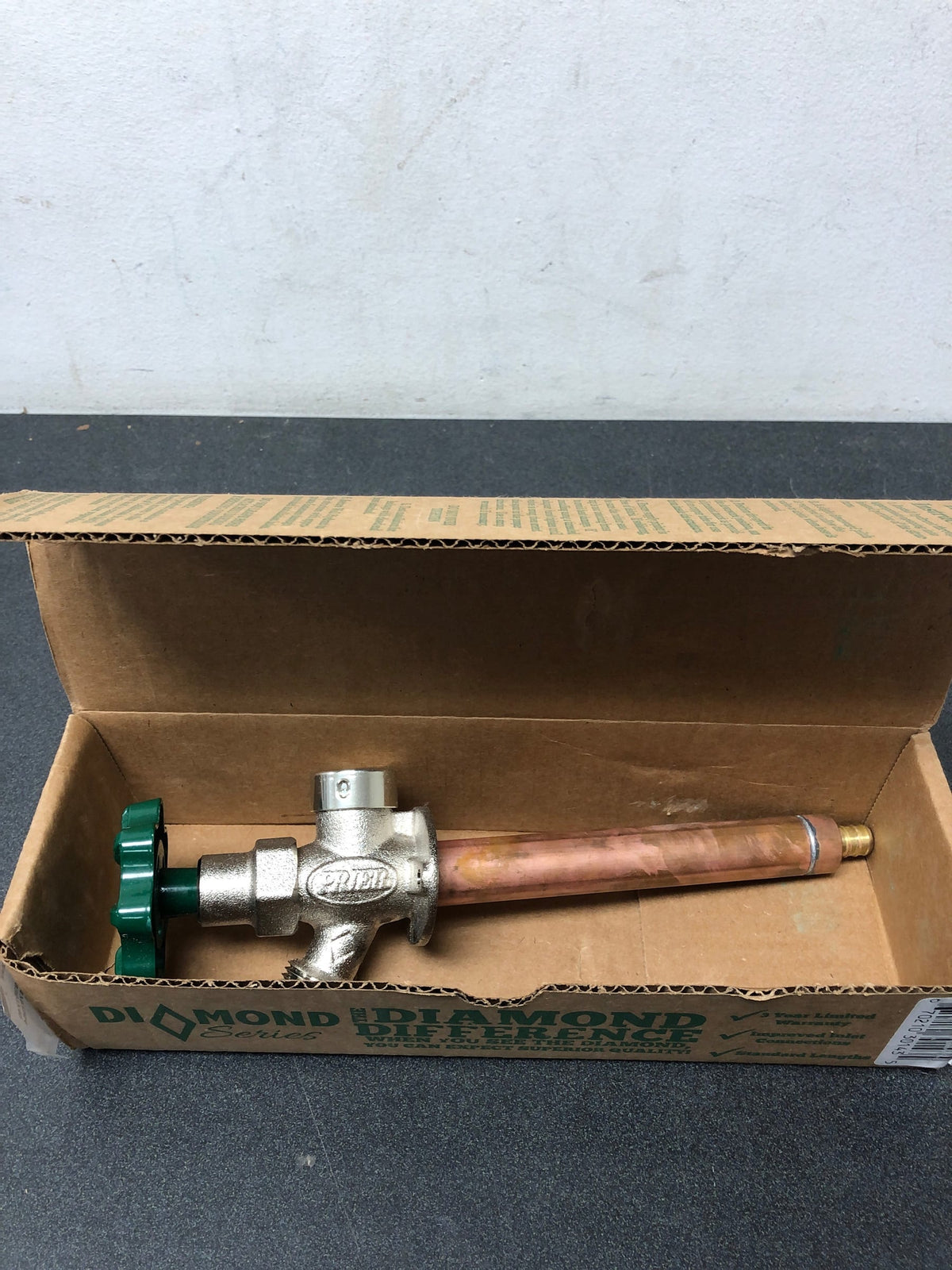 Prier products C-144X06 1/2 in. x 6 in. Brass Crimp PEX Heavy Duty Frost Free Anti-Siphon Outdoor Faucet Hydrant