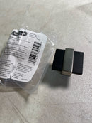 Amerock BP36680BMBG10 Overton 1-5/16 Inch Square Cabinet Knob - Brushed Matte Black / Satin Nickel