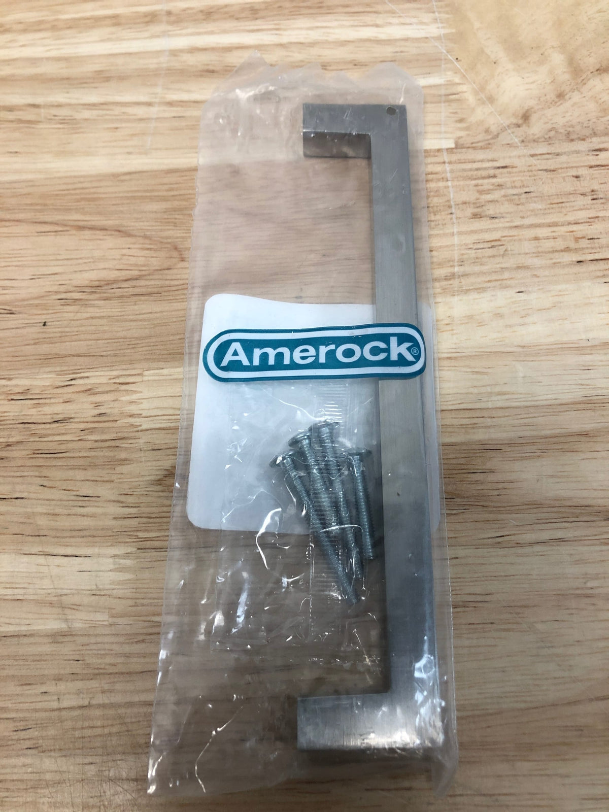 Amerock monument 6-5/16 in (160 mm) center-to-center satin nickel cabinet pull