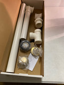 Kohler K-7213-2MB Clearflo 1-1/2" Tub Drain Kit - with Overflow and PVC - Vibrant Brushed Moderne Brass