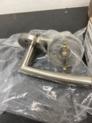 EMTEK Stainless Steel Passage Set - Choice of 9 Levers and 2 Rosettes - Left or Right Handing - S10002DDRHSS - Right Handed Dresden Lever - Disk Rosette (02)