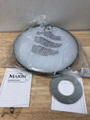 Maxim 57664WTBK Trim 11" Wide Integrated LED Flush Mount Ceiling Fixture - Black