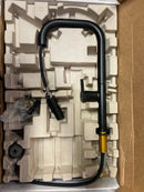 Kohler K-28269-BL Components 1.5 GPM Single Hole Pull Down Kitchen Faucet with Angled High-Arch Spout, DockNetik, ProMotion, and MasterClean Sprayhead Technologies - Matte Black