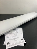 4 ft. 3600 Lumens LED Wraparound Ceiling Light Garage Light Laundry Room Shop Light 4000K Bright White 120v Hardwire