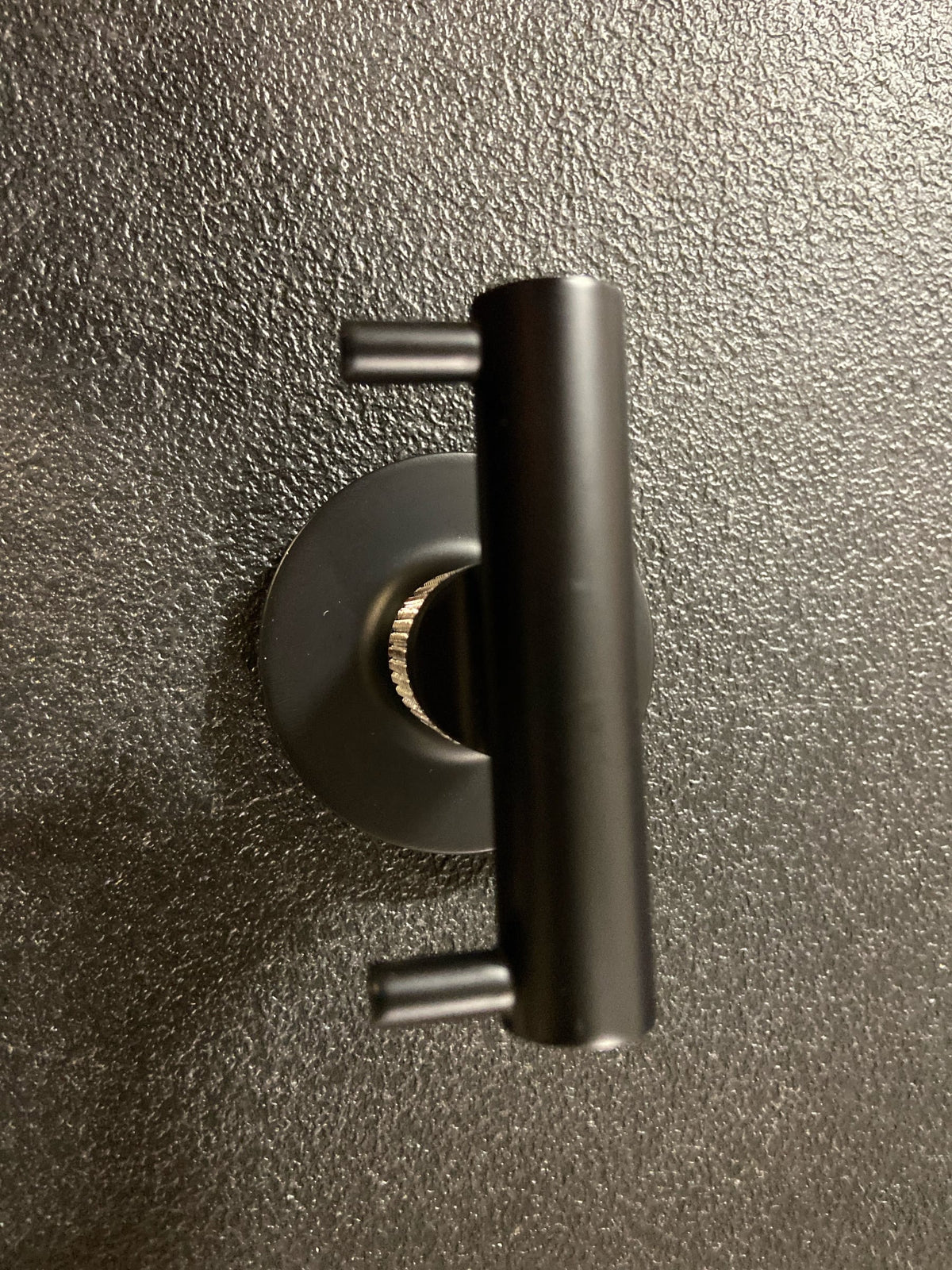 ICO Bath V69220.35 Volkano Blaze Double Robe Hook - Matte Black / Chrome
