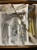 Elements of Design Nuvo ES3952AX Elements of Design Chicago 2-Handle 4" to 8" Mini Widespread Lavatory Faucet with Brass Pop-Up, 4-1/2", Polished Brass