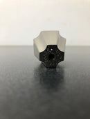 Belwith Keeler B076635-SN Monarch 1-1/8" Scalloped Square Glam Button Cabinet Knob / Drawer Knob - Satin Nickel