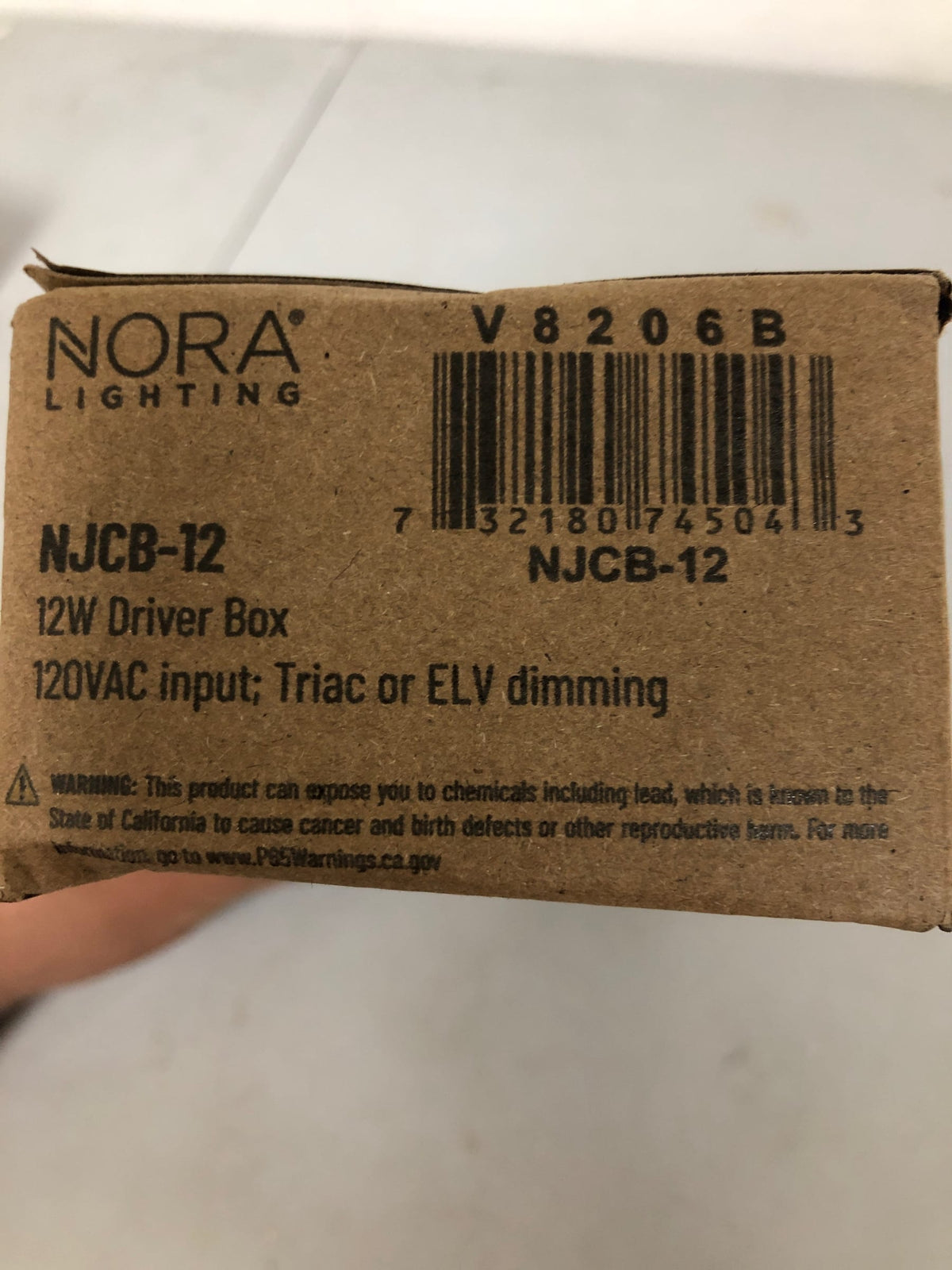 Nora NJCB-12 12W Driver Box for 2" & 4" Iolite Can-Less