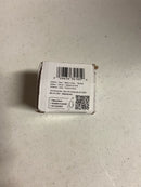 Amerock Glacio 2-1/8 inch (54mm) Length Clear/Golden Champagne Cabinet Knob, BP36977CBBZ