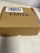 Emtek C5212HLOUS19 Helios Privacy Door Lever Set with Modern Rectangular Rose and Concealed Screws from the Brass Modern Collection - Flat Black