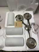 Minka Lavery 4096-84 Haisley 3 Light 20" Wide Vantage Candle Chandelier - Brushed Nickel