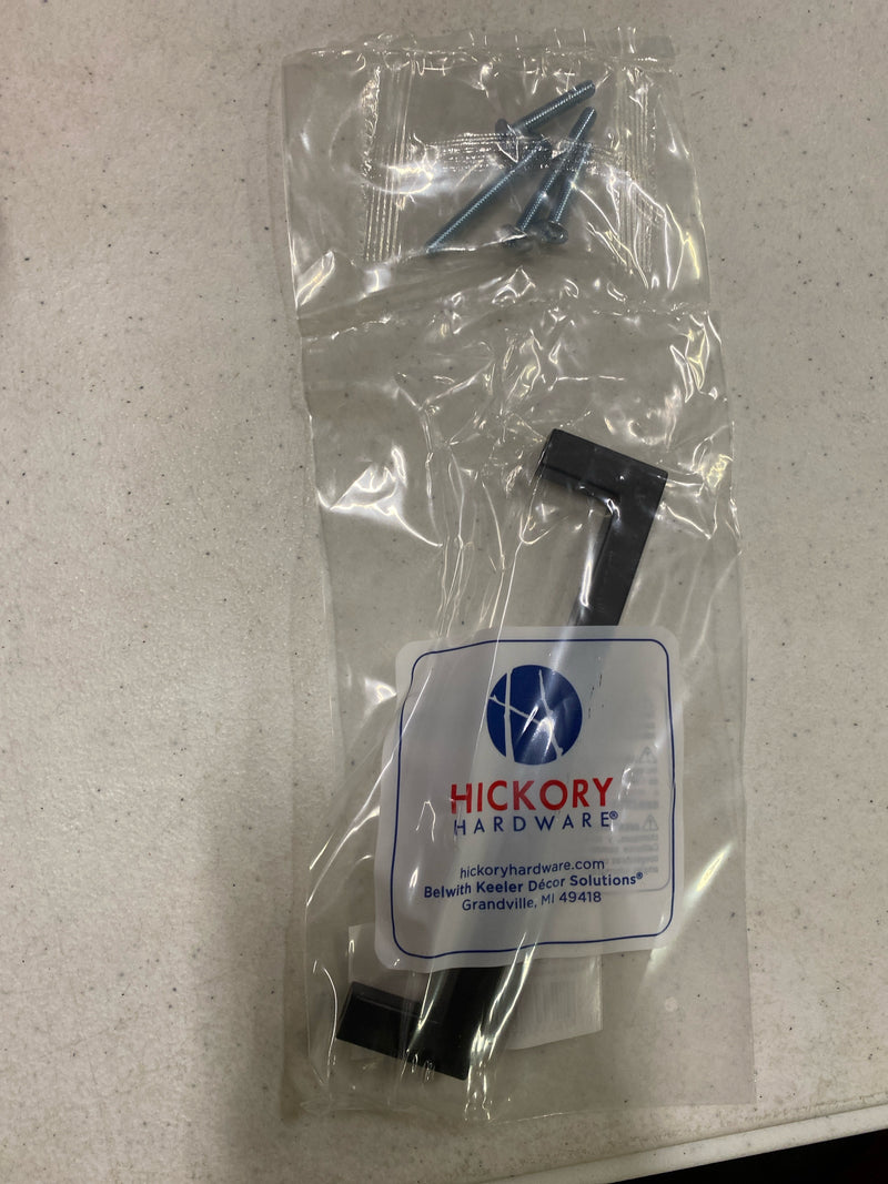 Hickory Hardware 10 Pack Solid Core Kitchen Cabinet Pulls, Luxury Cabinet Handles, Hardware for Doors & Dresser Drawers, 5-1/16 Inch (128mm) Hole Center, Matte Black, Skylight Collection