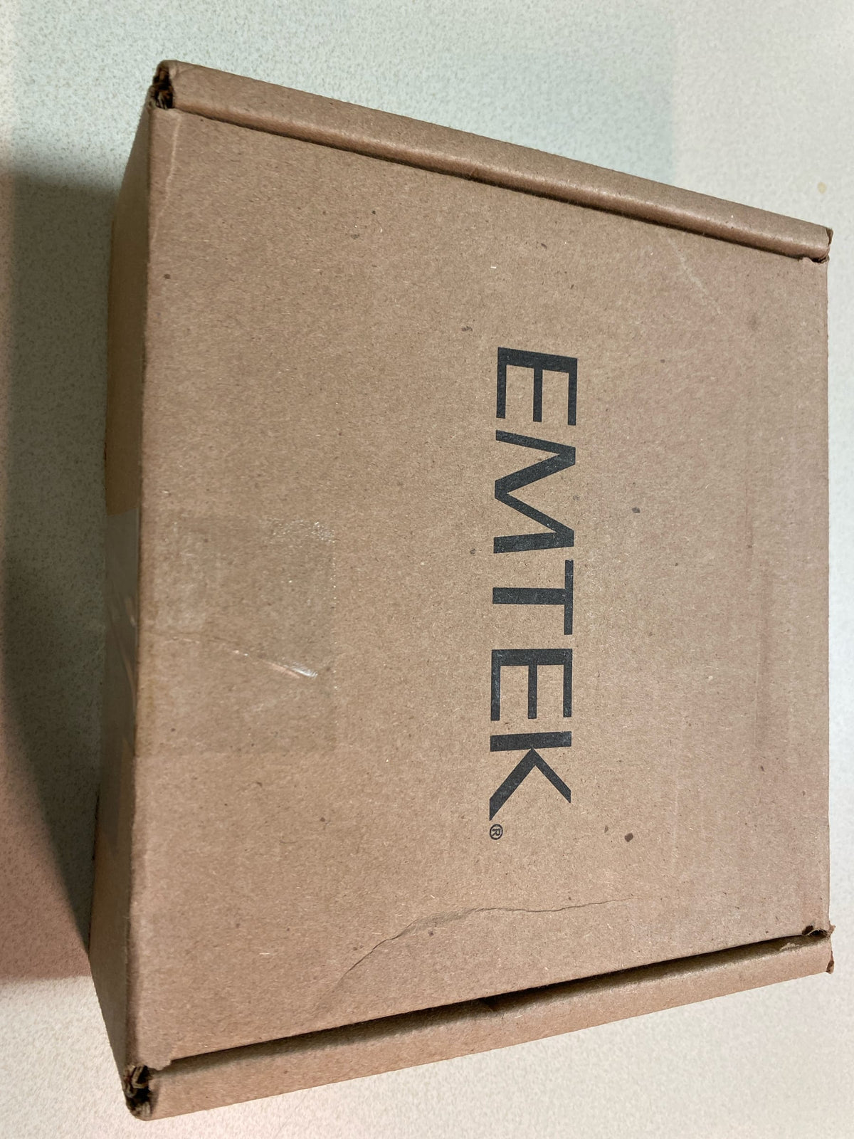Emtek 5110HLOUS15RH Helios Lever Right Hand Passage with Square Rose, Satin Nickel
