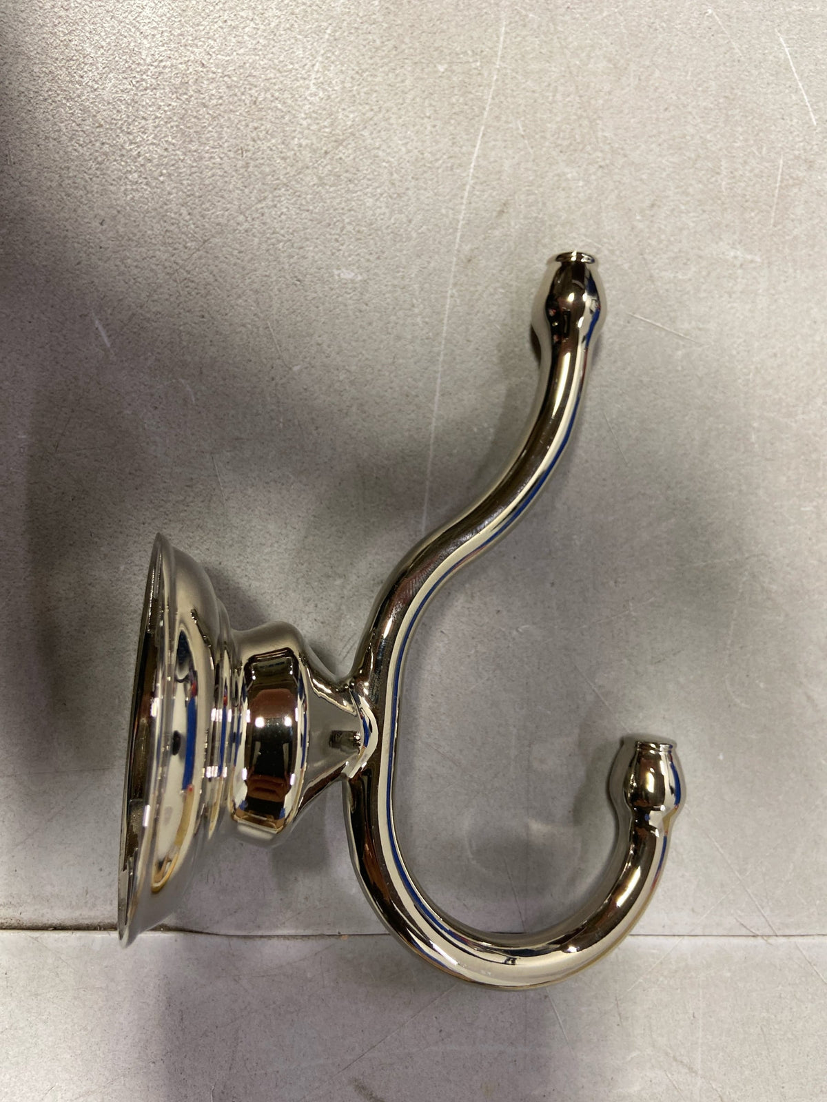 Signature Hardware SHBERH2PN Beasley Double Robe Hook - Polished Nickel