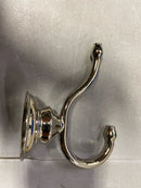 Signature Hardware SHBERH2PN Beasley Double Robe Hook - Polished Nickel