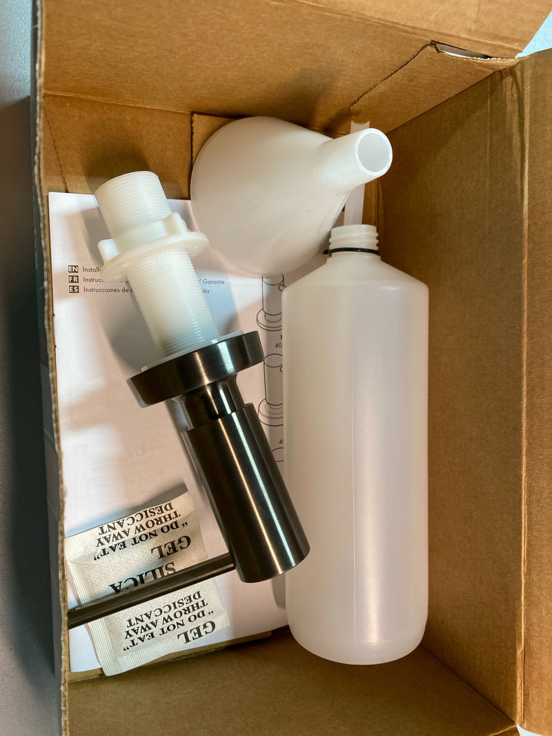 Hansgrohe 40448341 Talis Deck Mount Soap Dispenser in Brushed Black Chrome