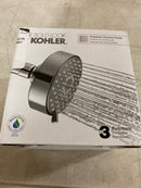 Kohler K-72418-G-CP Awaken 1.75 GPM Multi Function Shower Head with MasterClean Sprayface Technology - Polished Chrome