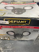 Defiant 17000018 MaxDetect 240° Black Motion Sensor Wired Outdoor Exterior 2-Head Motion Activated LED Security Flood Light 1400 Lumens