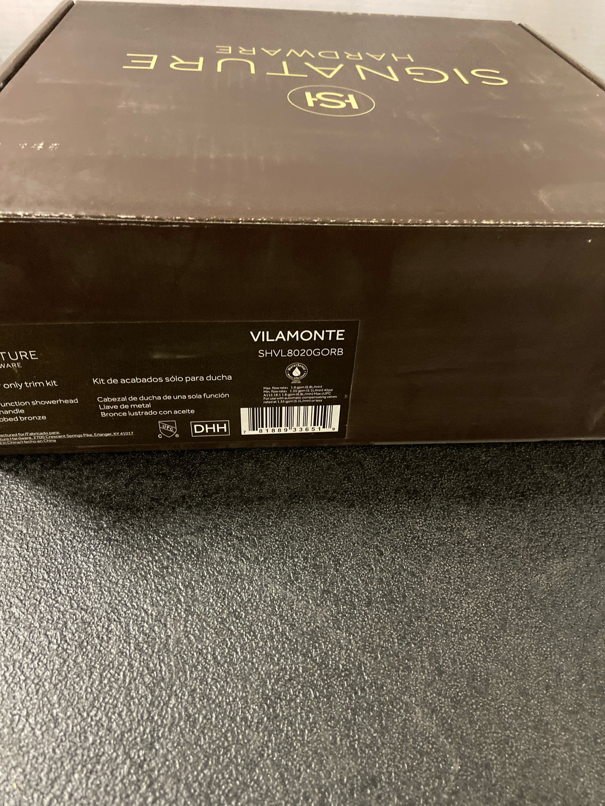 Signature Hardware Vilamonte Pressure Balanced Shower Only Package Trim