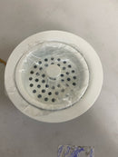 Signature Hardware SH171WH 3-1/2" Basket Strainer for Sinks up to 1" Thick - White